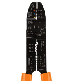 Клещи обжимные КО-У, универсальные (обжим, зачистка, винторез) "МастерЭлектрик" TDM SQ1001-0008