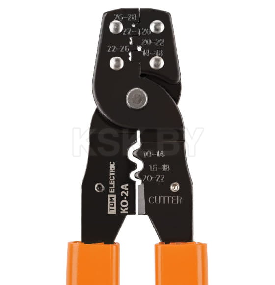 Клещи обжимные КО-2А неизолированных автоклемм 0,5-6 мм "МастерЭлектрик" TDM SQ1001-0013 (SQ1001-0013) 