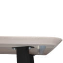 Стол МАЙОН 1200х800х740мм дуб белёный/чёрное подстолье КС-60 108202 (108202) 