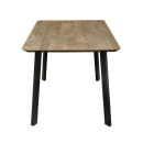 Стол МАЙОН,1200х800х740мм, дуб галифакс табак/черное подстолье КС-60 (108151) 