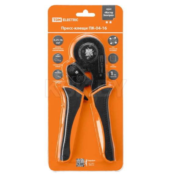 Пресс-клещи ПК-04-16 "МастерЭлектрик" TDM SQ1001-0015 (SQ1001-0015) 