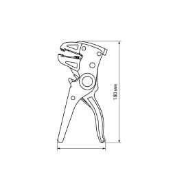 Съемник изоляции автоматический СИ-6А, сечение зачищаемого провода 0,25-6 мм "МастерЭлектрик" TDM SQ1003-0103
