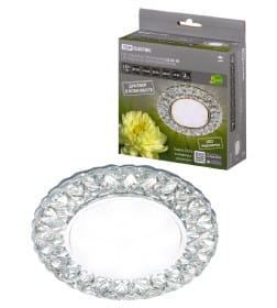 Светильник встраиваемый СВ 03-18 GХ53 230В LED подсветка 5 Вт зеркальный/хром TDM SQ0359-0155