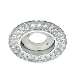 Светильник встраиваемый СВ 03-18 GХ53 230В LED подсветка 5 Вт зеркальный/хром TDM SQ0359-0155