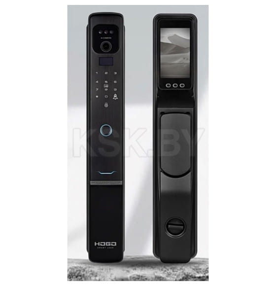 Дверь входная "Рона Smart зеркало" Бетон графит/белый (левая)  960х2050 мм