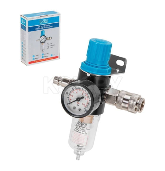 Фильтр воздушный с регулятором давления 1/4" DGM DG4018-4 (DG4018-4) 