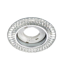 Светильник встраиваемый СВ 03-12 GX53 230В LED подсветка 5 Вт зеркальный/хром TDM SQ0359-0150