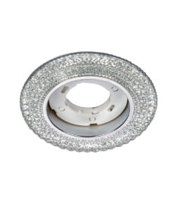 Светильник встраиваемый СВ 03-10 GX53 230В LED подсветка 5 Вт зеркальный/хром TDM SQ0359-0148