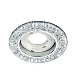 Светильник встраиваемый СВ 03-09 GX53 230В LED подсветка 5 Вт зеркальный/хром TDM SQ0359-0147