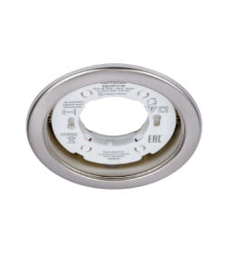 Светильник встраиваемый СВ 01-08 GX53 220 В 50 Гц, сатин никель (упак. 2 шт.) TDM Народный SQ0359-0109