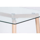 Стол GERDA, 120*70*75, стекло/металл (59152) 