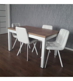 Стол раздвижной ONE (СОО), 1100(1490)*670*760, (дуб натуральный)