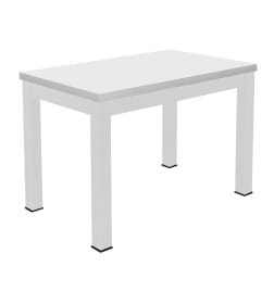 Стол раздвижной ONE (СОО), 1100(1490)*670*760, (белый мат)