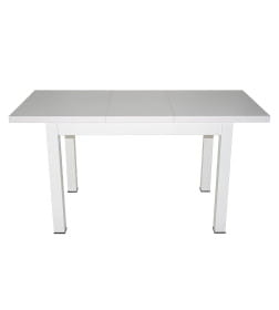 Стол раздвижной ONE (СОО), 1100(1490)*670*760, (белый мат)
