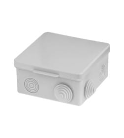 Коробка распаячная ОП 100х100х55 мм, крышка, IP54, 8 входов TDM SQ1401-0513