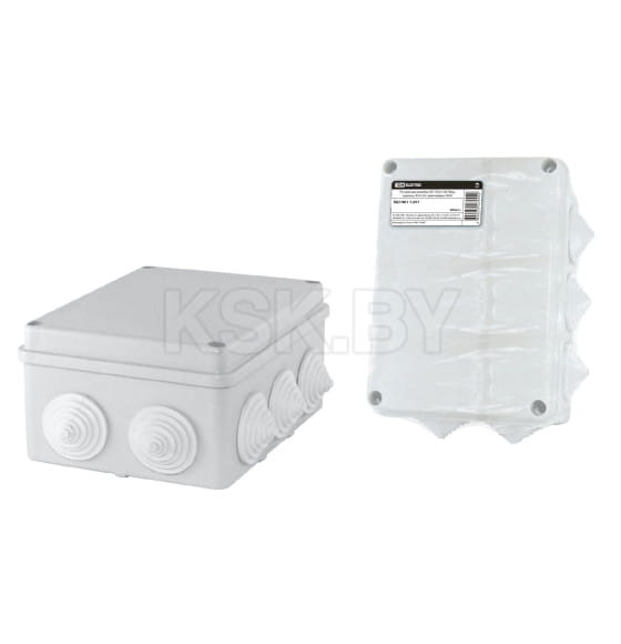 Коробка распаячная ОП 150х110х70 мм, крышка, IP44, 10 гермовводов TDM SQ1401-1241 (SQ1401-1241) 