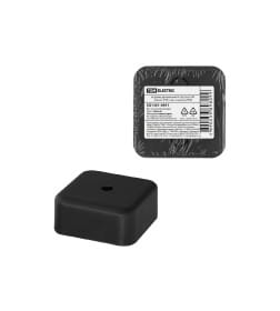 Коробка распаячная КР 50х50х20 мм ОП (черная) IP40 TDM SQ1401-0951