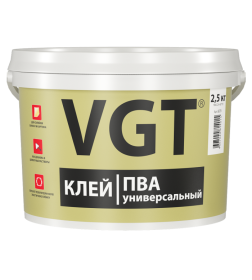 Клей ПВА VGT универсальный, 2,5 кг