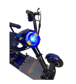 Трицикл GreenCamel Кольт 801 FAT (36V 15,6Ah 2x400W) кресло (синий)