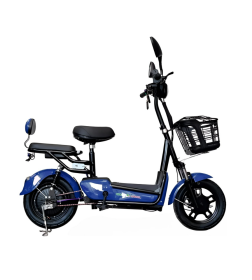 Электро мопед GreenCamel Тайфун 400 (400W 48V12Ah ) быстросъем (Темно-синий)