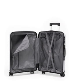 Чемодан на колёсах Pride PP9702 белый,S (малый) 55х35х24(+5) см, 44л Полипропилен, 4 колеса