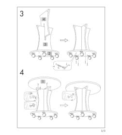 Стол журнальный СН-126.06 "Авеню"дуб крафт табачный