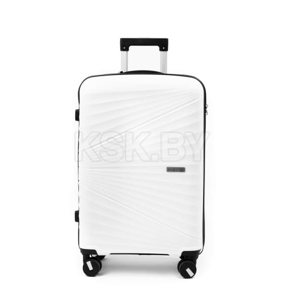 Чемодан на колёсах Pride PP9702 белый,S (малый) 55х35х24(+5) см, 44л Полипропилен, 4 колеса (Pride PP9702 White S) 