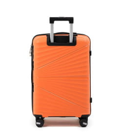Чемодан на колёсах Pride PP9702 оранжевый,S (малый) 55х35х24(+5) см, 44л Полипропилен, 4 колеса