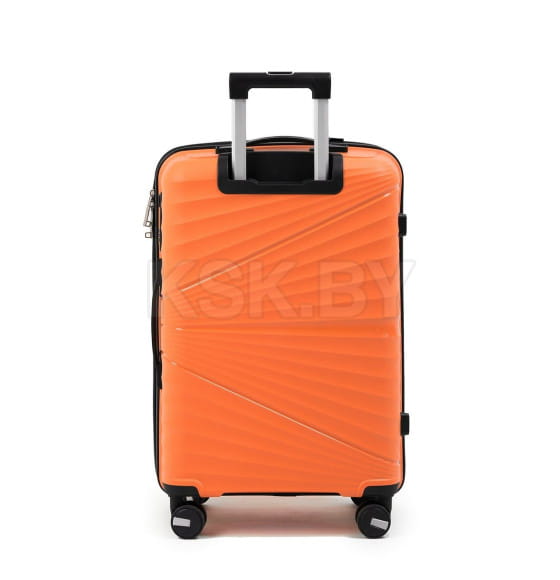 Чемодан на колёсах Pride PP9702 оранжевый,S (малый) 55х35х24(+5) см, 44л Полипропилен, 4 колеса (Pride PP9702 Orange S) 