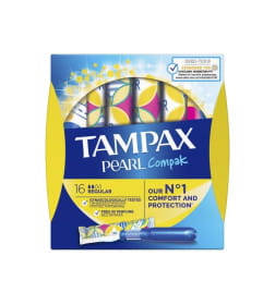 Тампакс Компак Перл Регуляр ДУО 16шт 