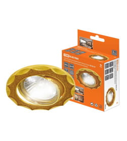 Светильник встраиваемый поворотный СВ 02-07 MR16 50Вт G5.3 золотой блеск/золото TDM SQ0359-0040