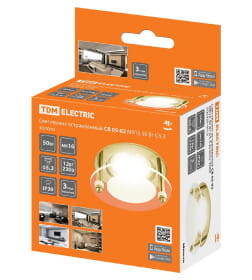 Светильник встраиваемый СВ 05-02 MR16 50Вт G5.3 золото TDM SQ0359-0019