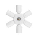 Переходник Е27-6(+1)хЕ27 (белый) TDM SQ0335-1023 (SQ0335-1023) 