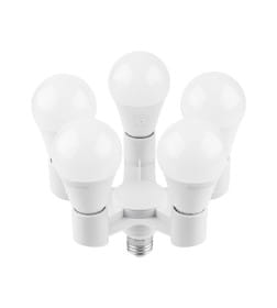 Переходник Е27-5хЕ27 (белый) TDM SQ0335-1022