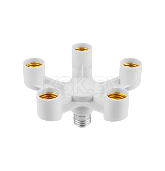 Переходник Е27-5хЕ27 (белый) TDM SQ0335-1022 (SQ0335-1022) 