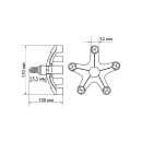 Переходник Е27-5хЕ27 (белый) TDM SQ0335-1022 (SQ0335-1022) 