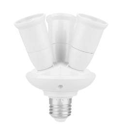 Переходник Е27-3хЕ27, узкий (белый) TDM SQ0335-1019