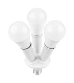 Переходник Е27-3хЕ27, узкий (белый) TDM SQ0335-1019