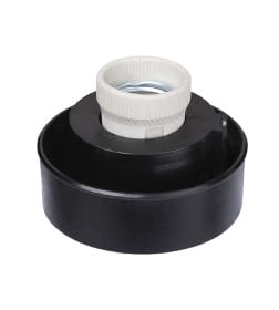 Корпус НТУ плоский (резьба А85, поликарбонат, черный) TDM SQ0320-0013