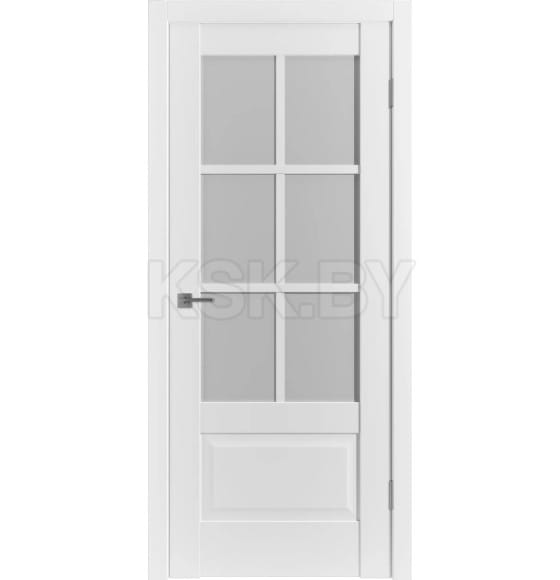 Дверное полотно Emalex ER2 ДО Ice,white cloud 2000х600х35мм