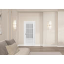 Дверное полотно Emalex ER2 ДО Ice,white cloud 2000х600х35мм