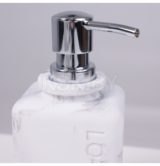 Дозатор для жидкого мыла NOVA белый мрамор 119335 (119335) 