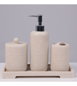 Дозатор для жидкого мыла VORTEX светло-бежевый 119331