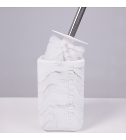 Ершик для унитаза NOVA белый мрамор 119339