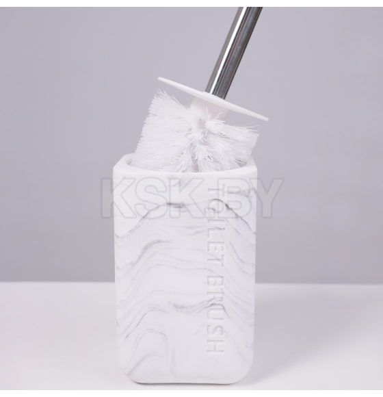 Ершик для унитаза NOVA белый мрамор 119339 (119339) 