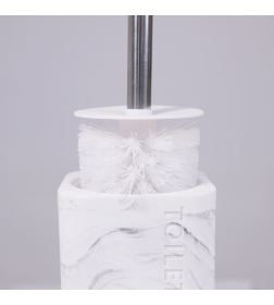 Ершик для унитаза NOVA белый мрамор 119339