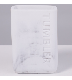 Держатель для зубных щеток NOVA белый мрамор 119336