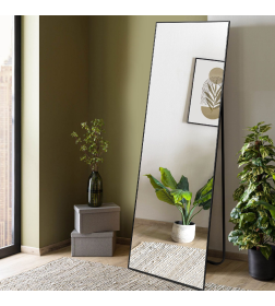 Зеркало Алмаз-Люкс MA1nu-15050black 1500*500  напольное   