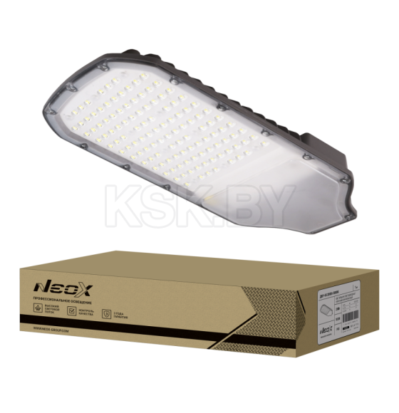 Светильник уличный светодиодный ДКУ-03 200Вт 230В 5000К 28000Лм 140лм/Вт линзованный IP65 NEOX 4690612042831 (4690612042831) 