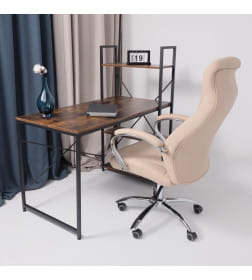 Кресло поворотное MASTIF, ECO, бежевый